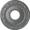 Ekena Millwork Nadia Ceiling Medallion (Fits Canopies up to 4 7/8"), 12 1/8"OD x 3 5/8"ID x 7/8"P, Platinum CM12NAPLS - alternate 1
